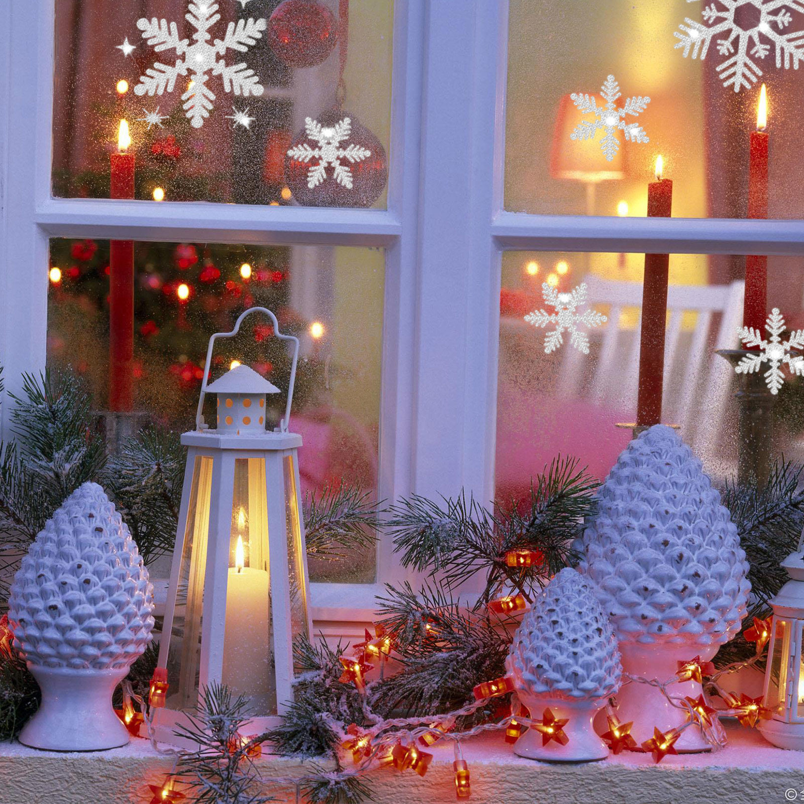 White Snowflake Decals Window  - Snowflake Window Decal recensie en prijs