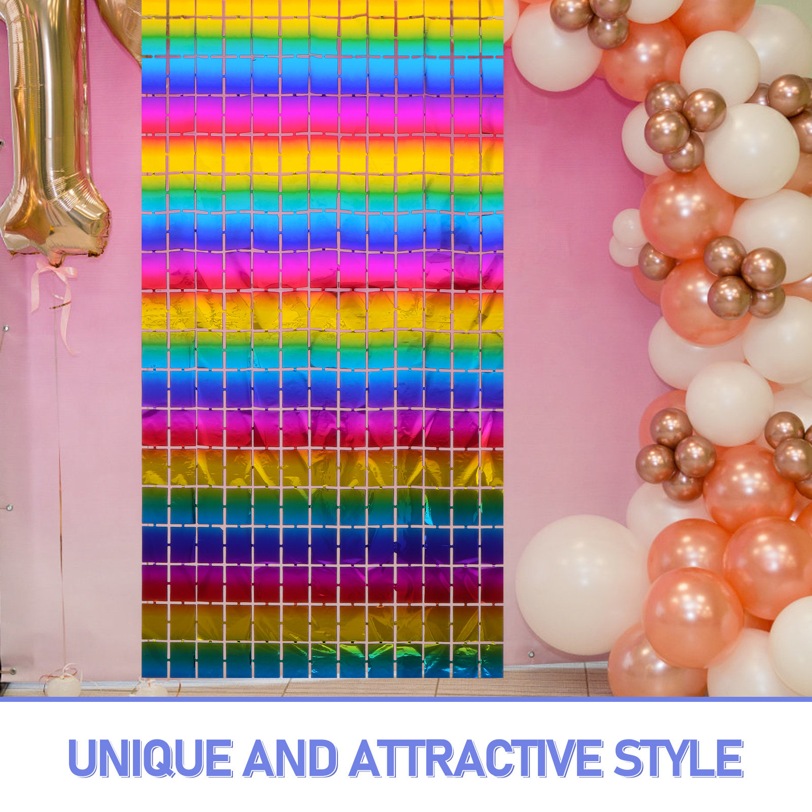 Square Tinsel Door Curtain Rai - Tinsel Garland Decoration recensie en prijs
