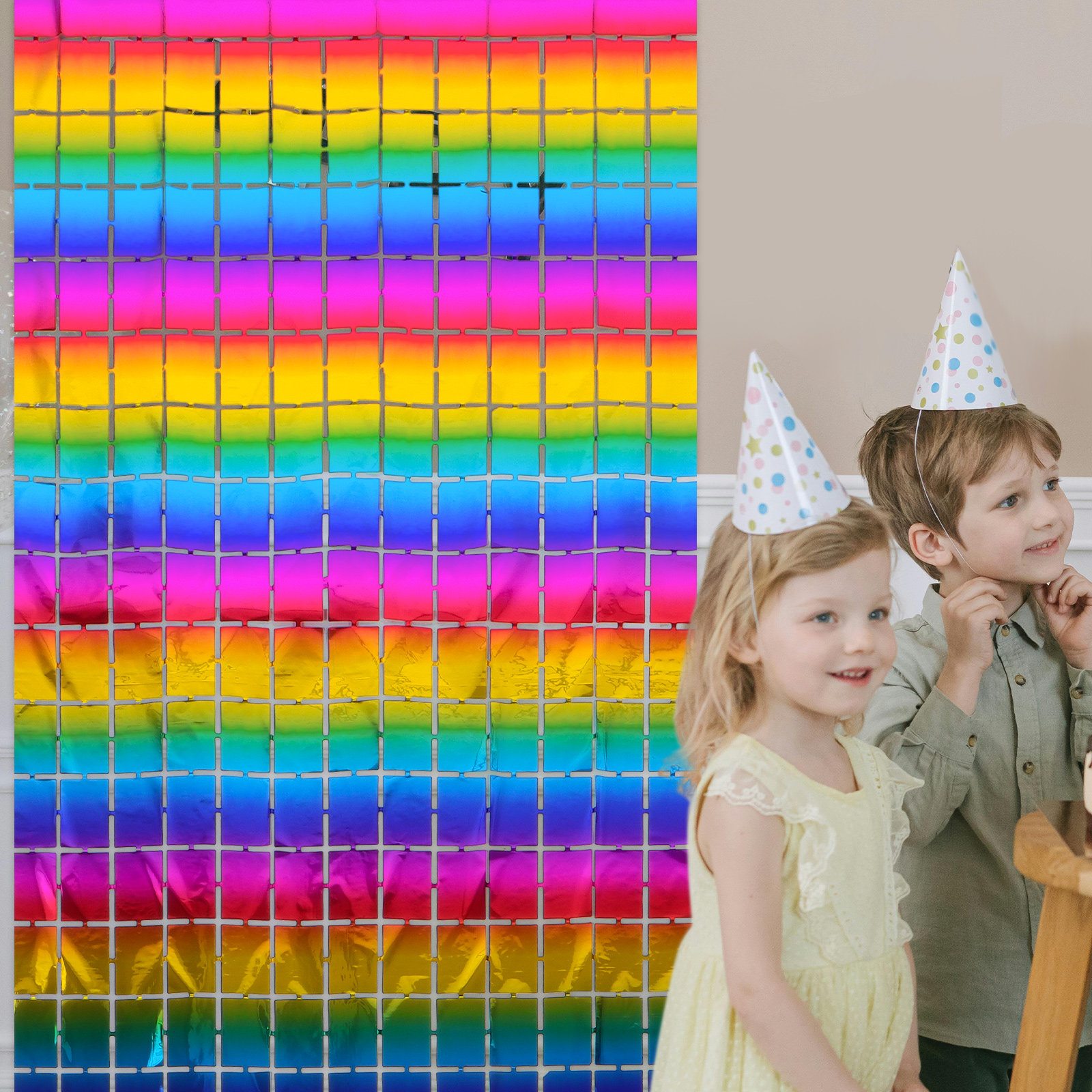 Square Tinsel Door Curtain Rai - Tinsel Garland Decoration recensie en prijs