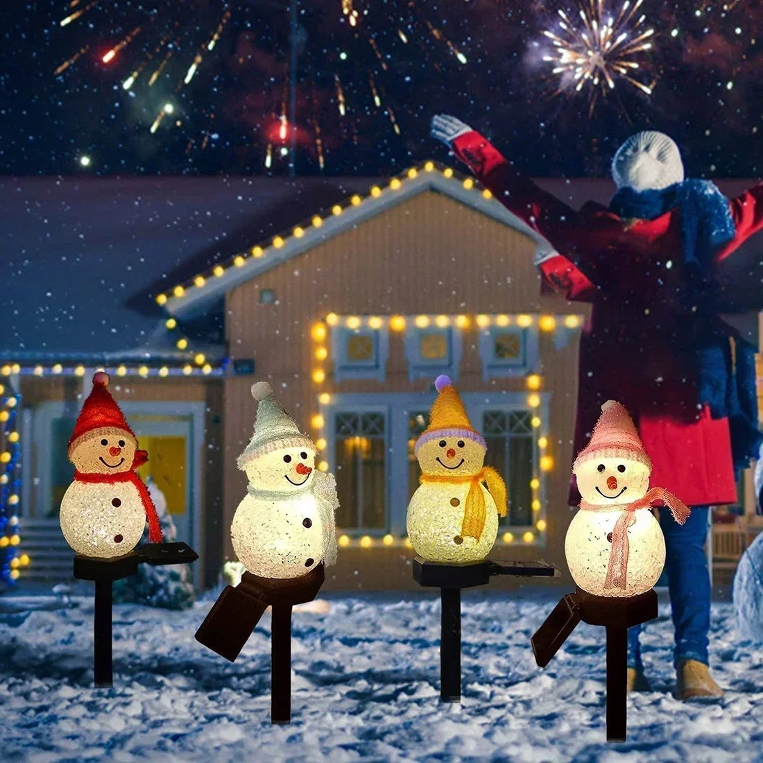 Christmas Snowman Solar Garden - Christmas Lights Outdoor recensie en prijs