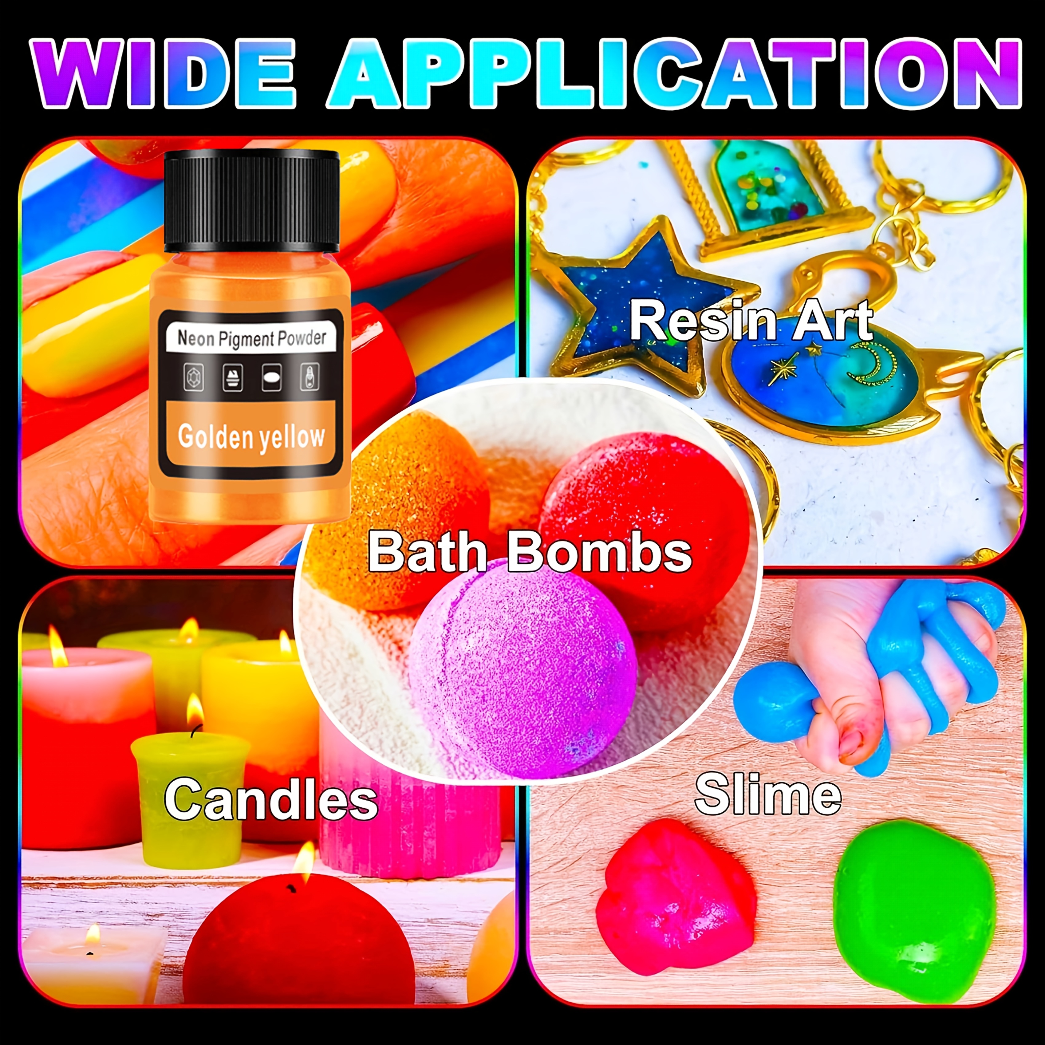 Fluorescent Powder/Neon Resin  - Holiday Candle Set recensie en prijs